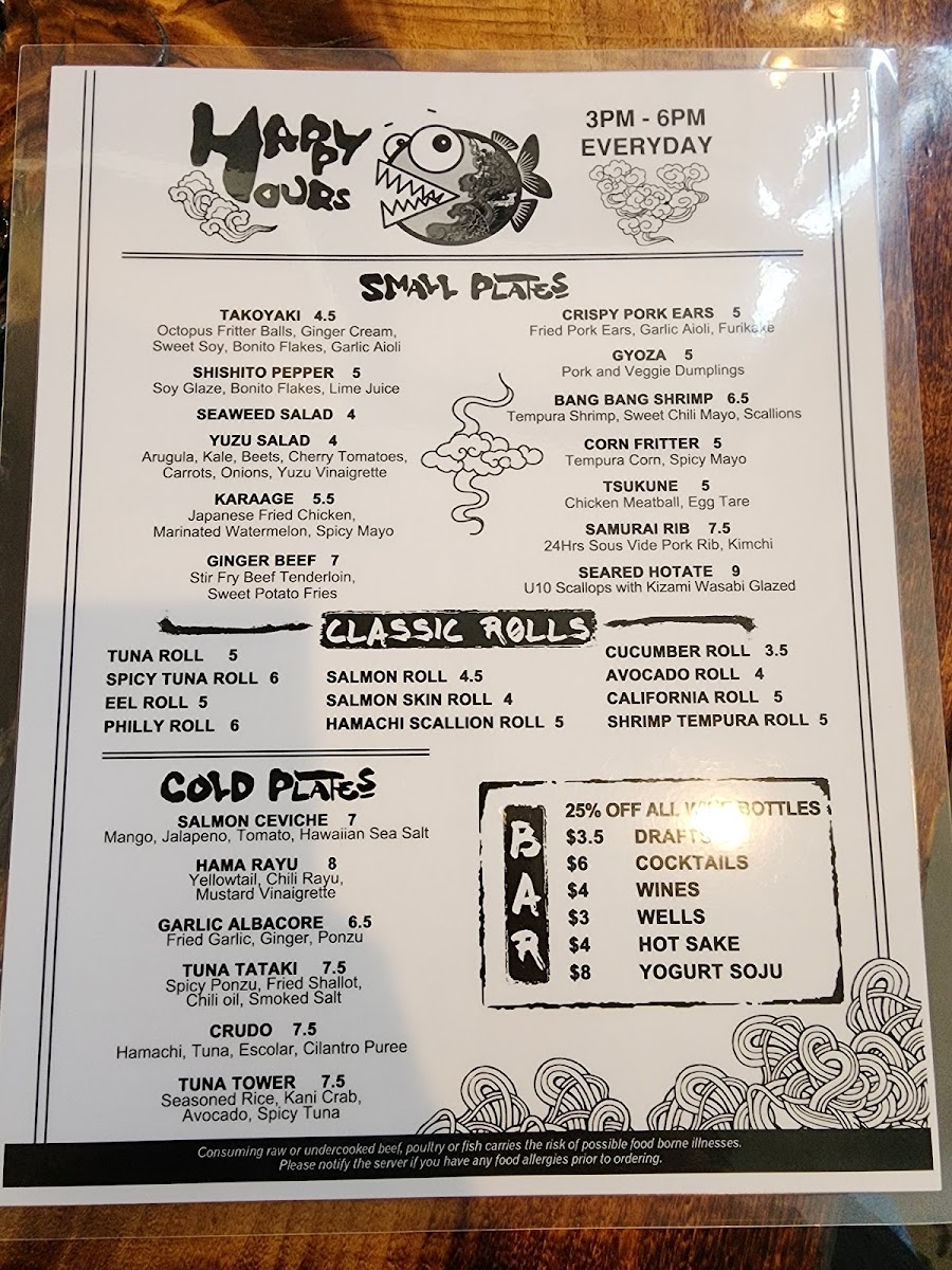 Piranha Izakaya Menu - Image 2