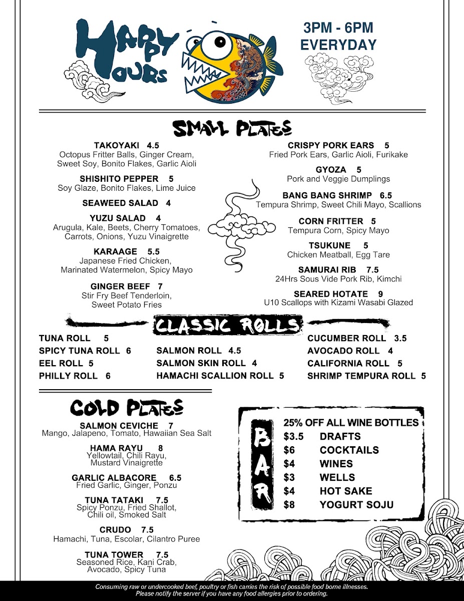 Piranha Izakaya Menu - Image 4