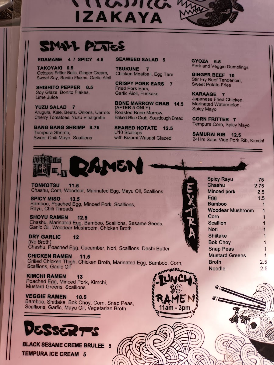 Piranha Izakaya Menu - Image 6